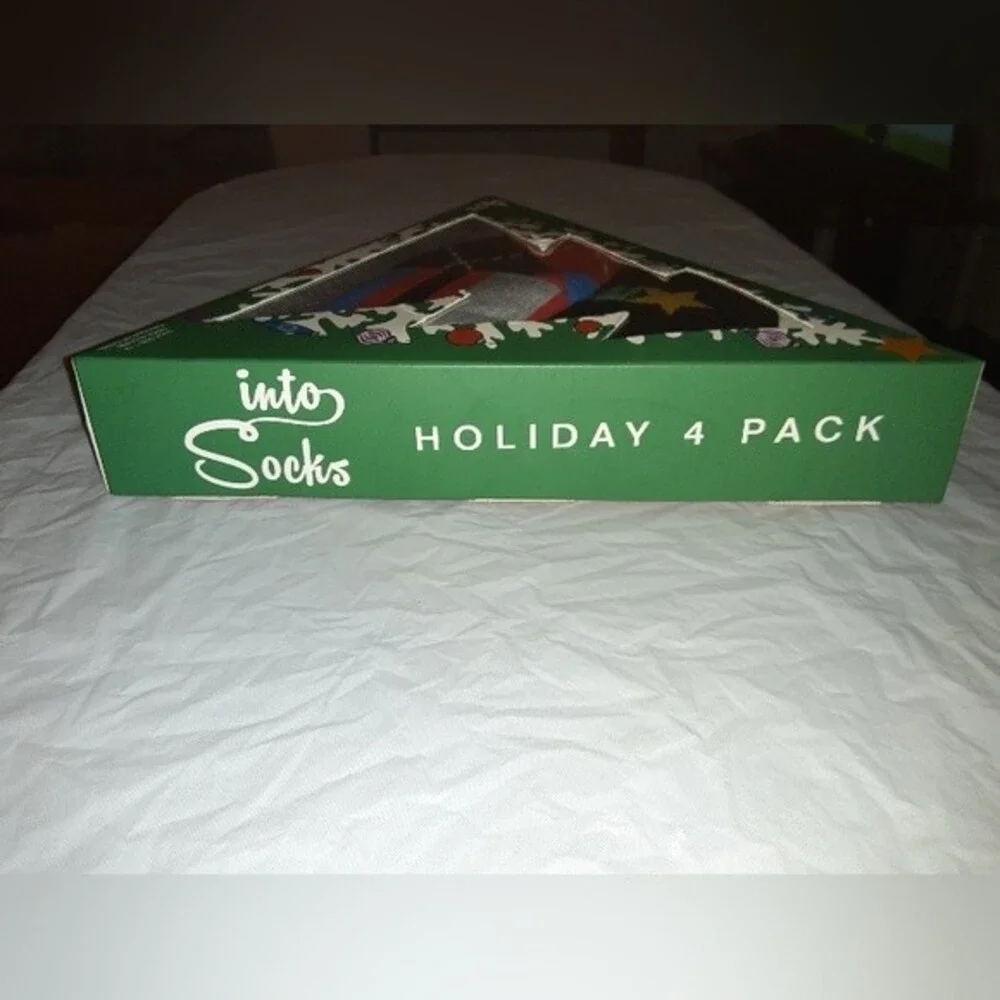 Into Socks Holiday 4 pack gift box